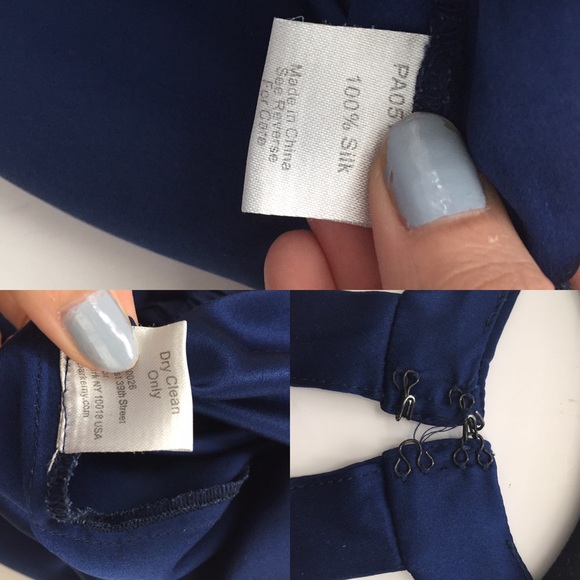 Tucker NYC sleeveless blue drape jumpsuit M - Picture 16 of 16